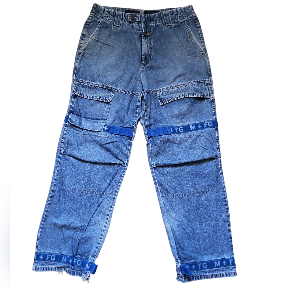 Marithe Francois Girbaud vintage Shuttle Jeans loose fit baggy Mens W34